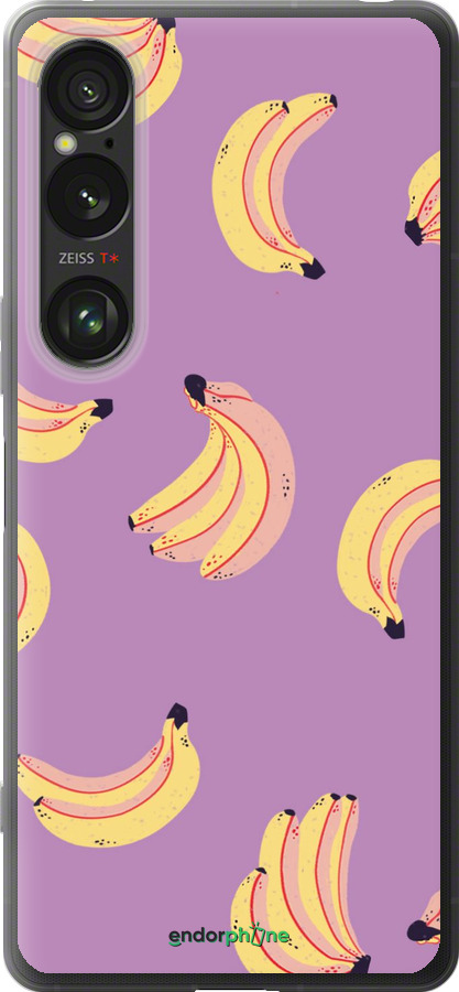 Силиконовый чехол Бананы для Sony Xperia 1 VI - 4312u-3975 изображение 