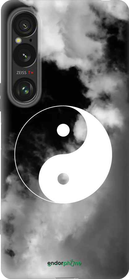 Силиконовый чехол Инь и Янь для Sony Xperia 1 VI - 4389u-3975 изображение 