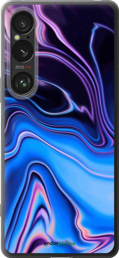 Силиконовый чехол Узор воды для Sony Xperia 1 VI - 4491u-3975 изображение 