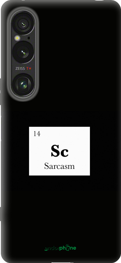 Силиконовый чехол Сарказм для Sony Xperia 1 VI - 4501u-3975 изображение 