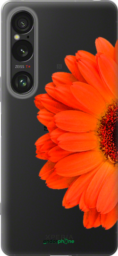 Силиконовый чехол Гербера 1 для Sony Xperia 1 VI - 4534u-3975 изображение 