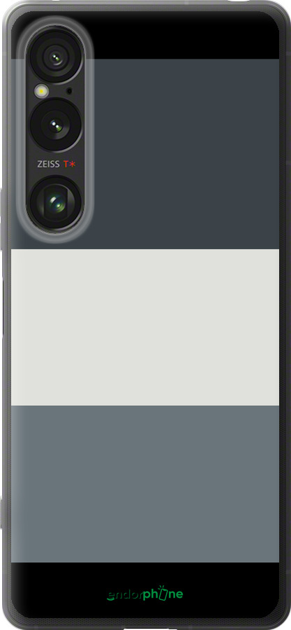 Силиконовый чехол Полосы для Sony Xperia 1 VI - 4588u-3975 изображение 