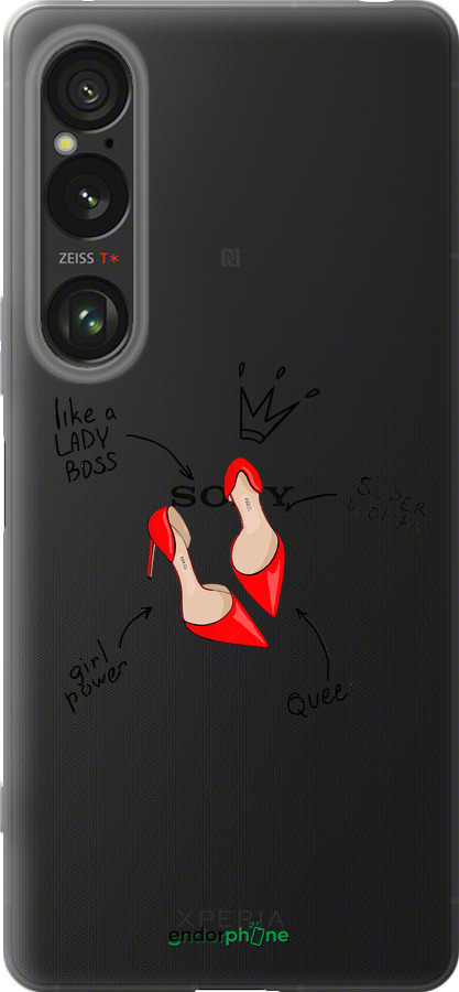 Силиконовый чехол Женщина для Sony Xperia 1 VI - 4599u-3975 изображение 