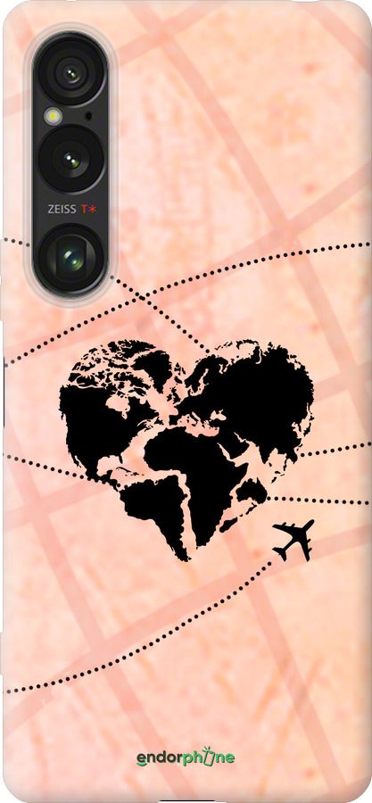 Силиконовый чехол Путешествуй для Sony Xperia 1 VI - 4607u-3975 изображение 