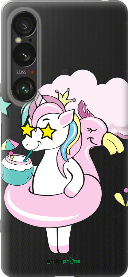 Силіконовий чехол Crown Unicorn для Sony Xperia 1 VI - 4660u-3975 изображение 
