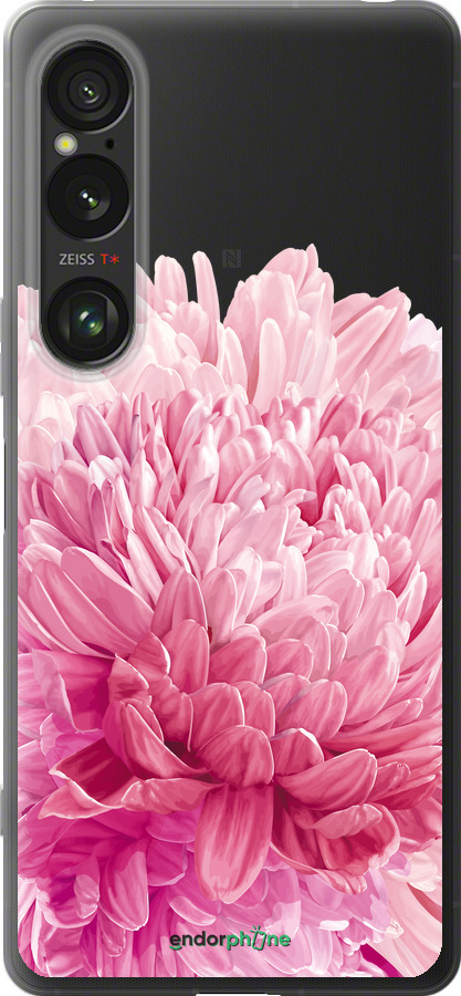 Силиконовый чехол Хризантема для Sony Xperia 1 VI - 4666u-3975 изображение 