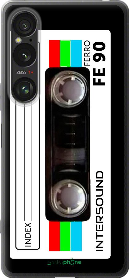 Силіконовий чехол Касета з 90 для Sony Xperia 1 VI - 4894u-3975 изображение 