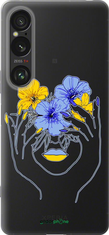 Силіконовий чехол Дівчина v4 для Sony Xperia 1 VI - 5276u-3975 изображение 