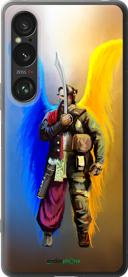 Силіконовий чехол Воїн Ангел  для Sony Xperia 1 VI - 5317u-3975 изображение 