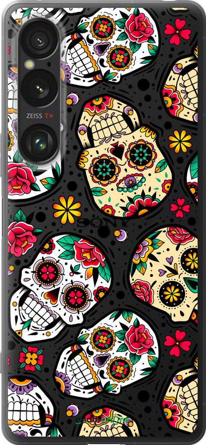 Силиконовый чехол Черепа для Sony Xperia 1 VI - 5471u-3975 изображение 