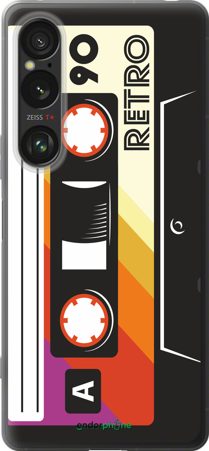 Силиконовый чехол Кассета с90 v4 для Sony Xperia 1 VI - 5532u-3975 изображение 