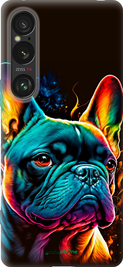 Силиконовый чехол Яркий бульдог для Sony Xperia 1 VI - 5547u-3975 изображение 