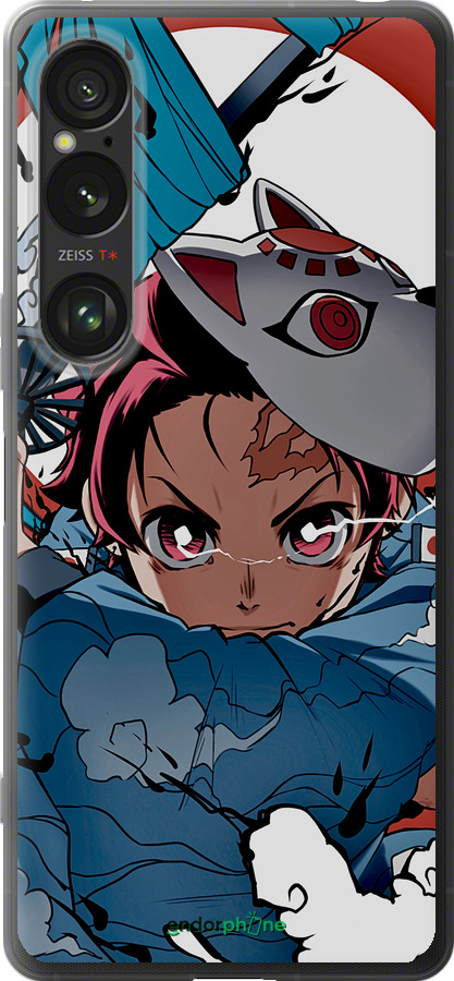 Силіконовий чехол Танджиро Камадо для Sony Xperia 1 VI - 5574u-3975 изображение 