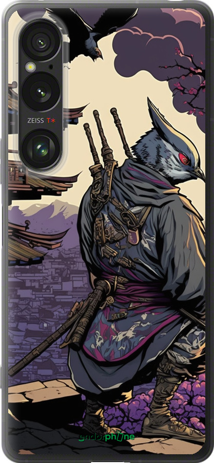 Силиконовый чехол Птица воин для Sony Xperia 1 VI - 5587u-3975 изображение 