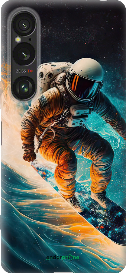 Силиконовый чехол Сноубордист для Sony Xperia 1 VI - 5604u-3975 изображение 