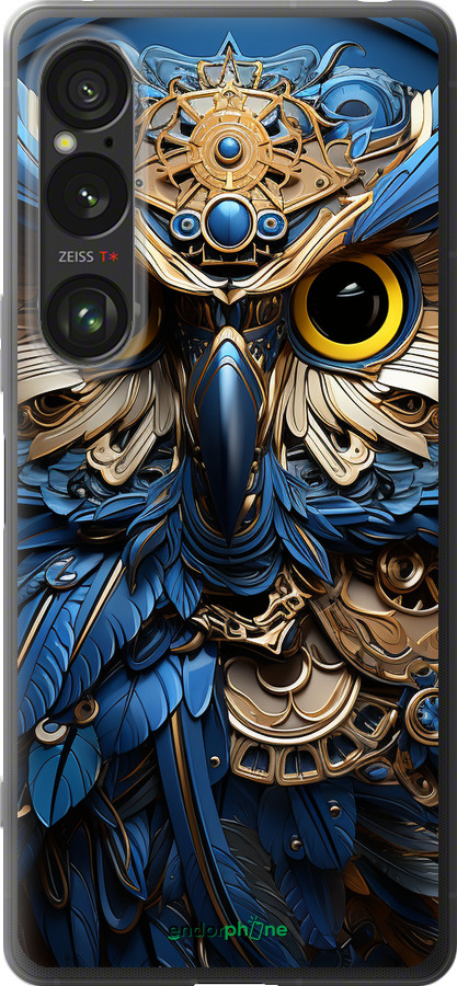 Силиконовый чехол Сова v2 для Sony Xperia 1 VI - 5649u-3975 изображение 