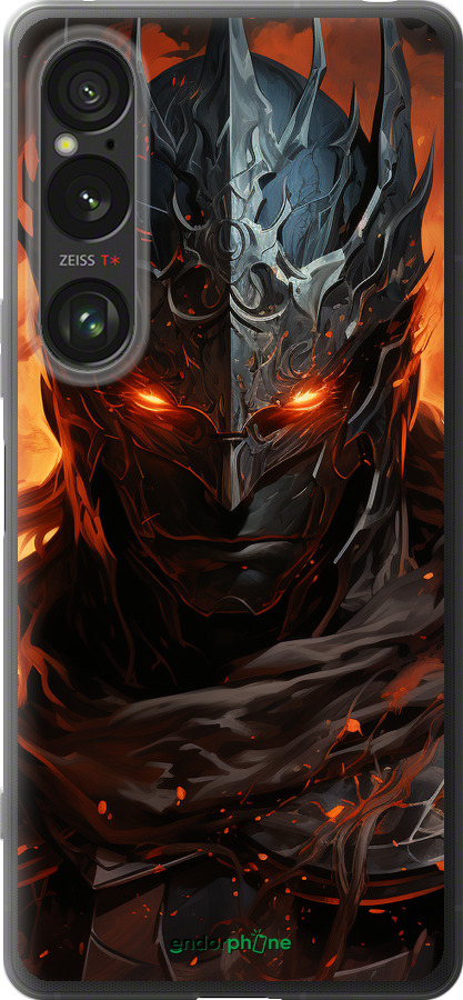 Силиконовый чехол Темный рыцарь для Sony Xperia 1 VI - 5650u-3975 изображение 