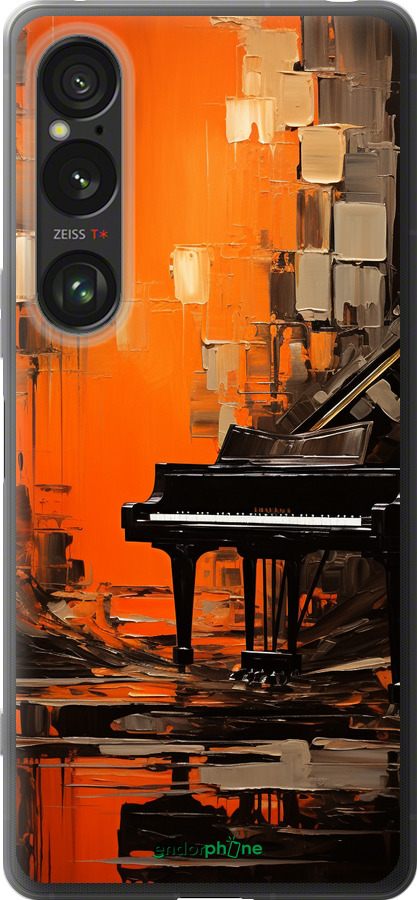 Силиконовый чехол Чехол для телефона Оранжевый Рояль для Sony Xperia 1 VI - 5937u-3975 изображение 