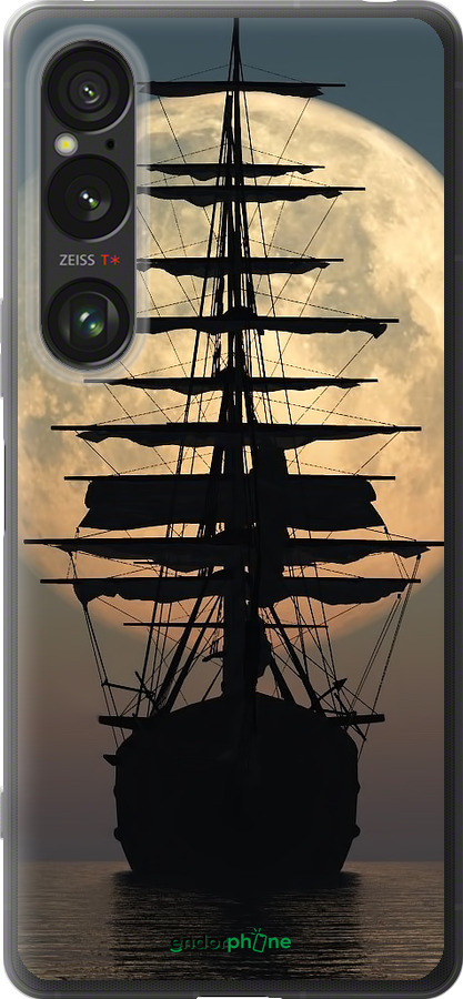 Силиконовый чехол Корабль для Sony Xperia 1 VI - 5998u-3975 изображение 