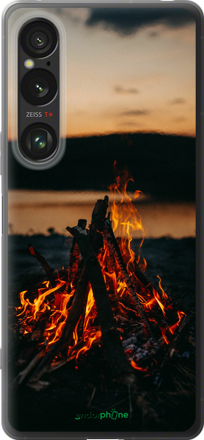 Силіконовий чехол Вогонь для Sony Xperia 1 VI - 6021u-3975 изображение 