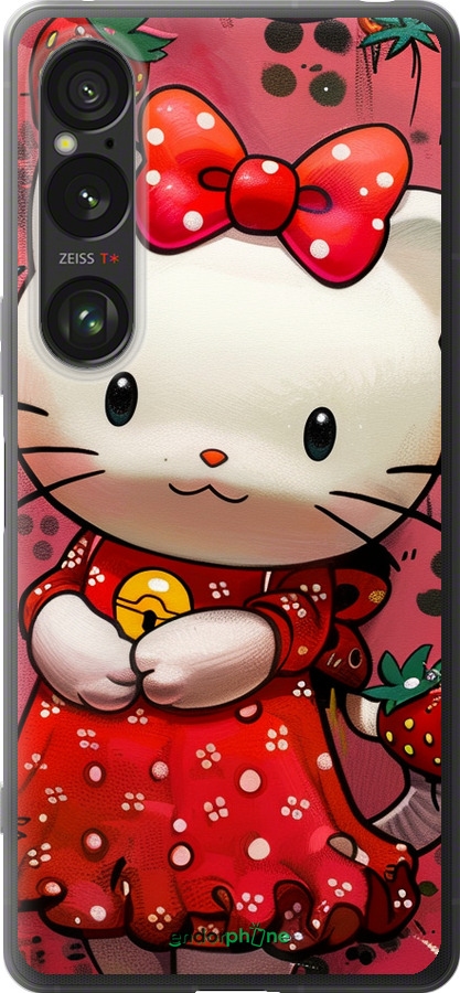 Силиконовый чехол hello kitty1 для Sony Xperia 1 VI - 6036u-3975 изображение 