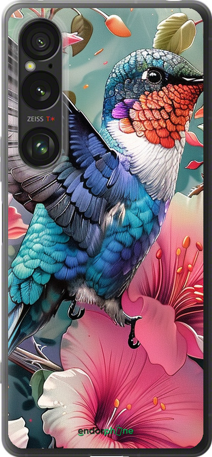 Силиконовый чехол Сказочная колибри для Sony Xperia 1 VI - 6051u-3975 изображение 