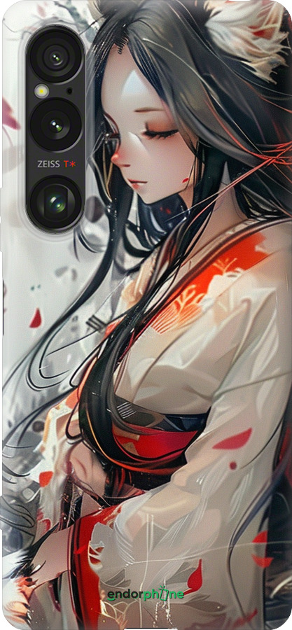 Силиконовый чехол Кицуне для Sony Xperia 1 VI - 6073u-3975 изображение 