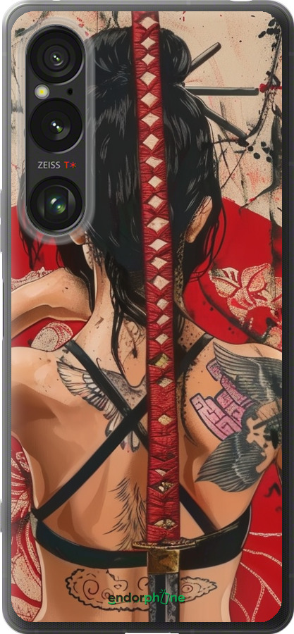 Силиконовый чехол Тайна катаны для Sony Xperia 1 VI - 6074u-3975 изображение 