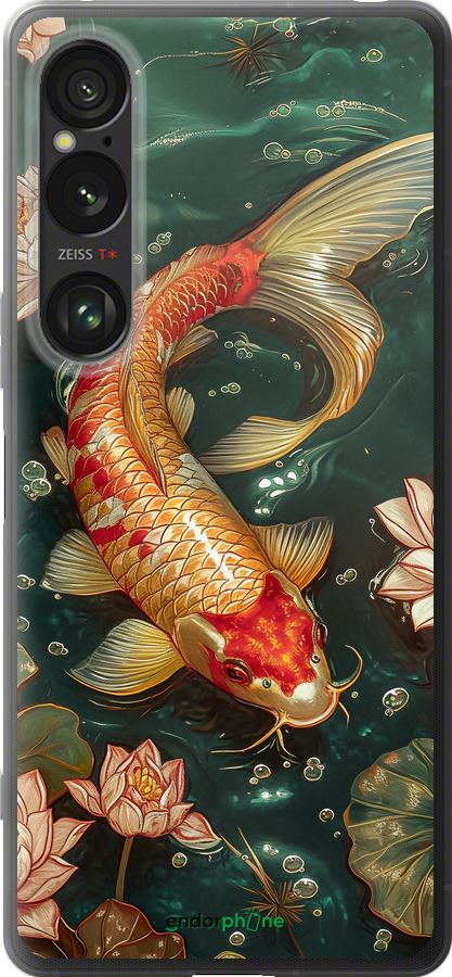 Силиконовый чехол Мелодия Лотоса для Sony Xperia 1 VI - 6106u-3975 изображение 