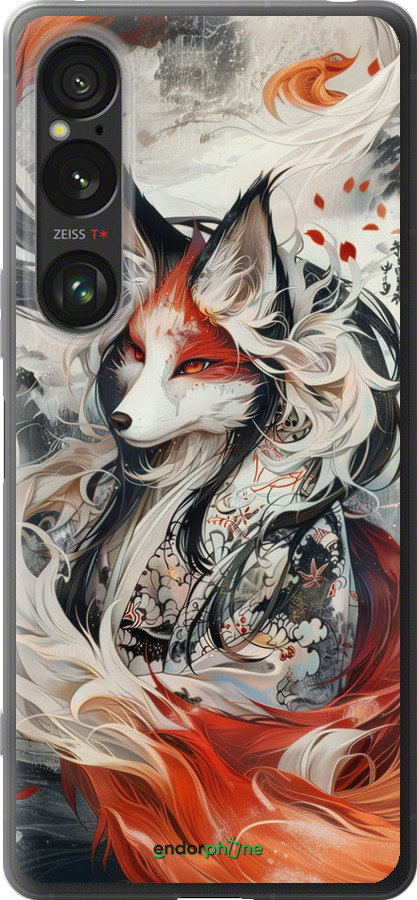 Силиконовый чехол Дух кицунэ' для Sony Xperia 1 VI - 6107u-3975 изображение 