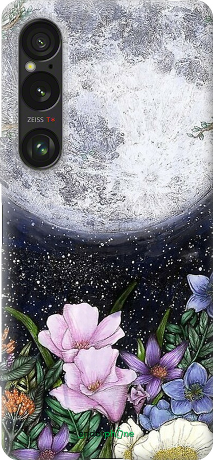 Силиконовый чехол Полночь в саду для Sony Xperia 1 VI - 6259u-3975 изображение 