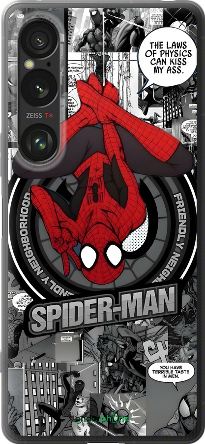 Силіконовий чехол Человек паук для Sony Xperia 1 VI - 6279u-3975 изображение 