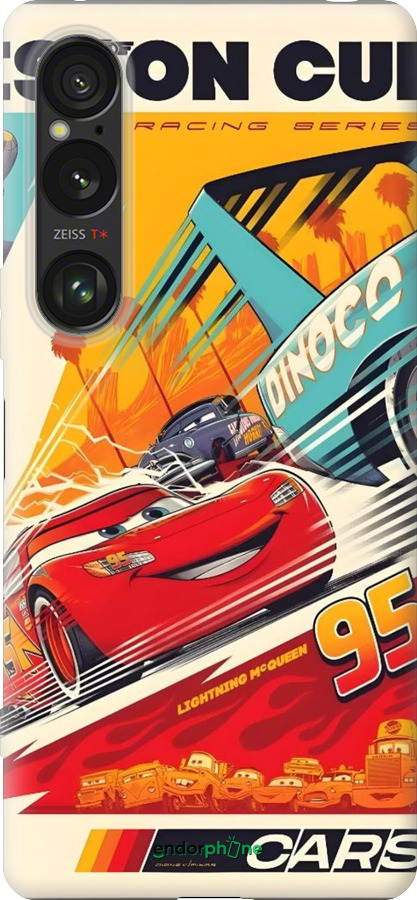 Силиконовый чехол Тачки для Sony Xperia 1 VI - 6288u-3975 изображение 