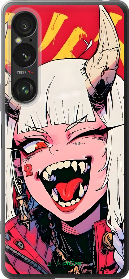 Силиконовый чехол Аниме демон для Sony Xperia 1 VI - 6308u-3975 изображение 