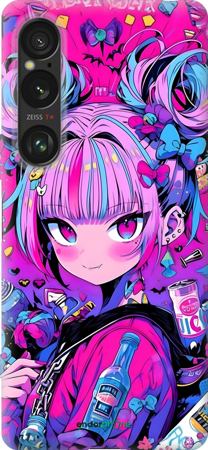 Силиконовый чехол Аниме милаха для Sony Xperia 1 VI - 6314u-3975 изображение 