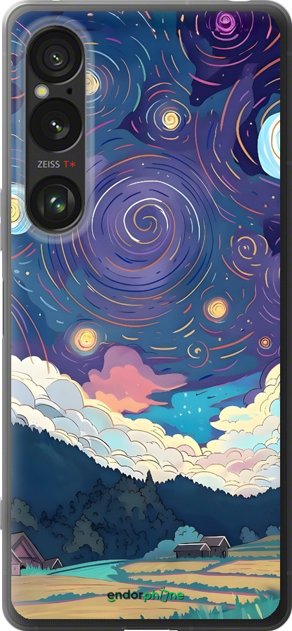 Силиконовый чехол Креативный арт для Sony Xperia 1 VI - 6322u-3975 изображение 