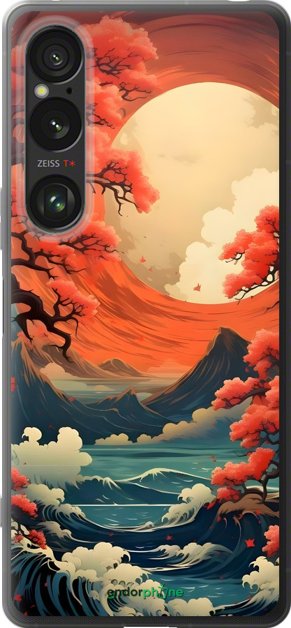 Силиконовый чехол Природа японии для Sony Xperia 1 VI - 6327u-3975 изображение 