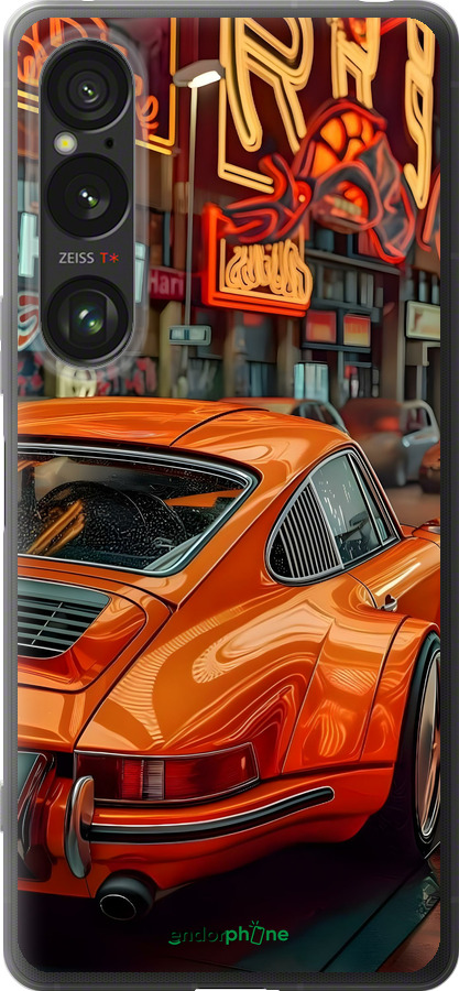 Силиконовый чехол Порше для Sony Xperia 1 VI - 6334u-3975 изображение 