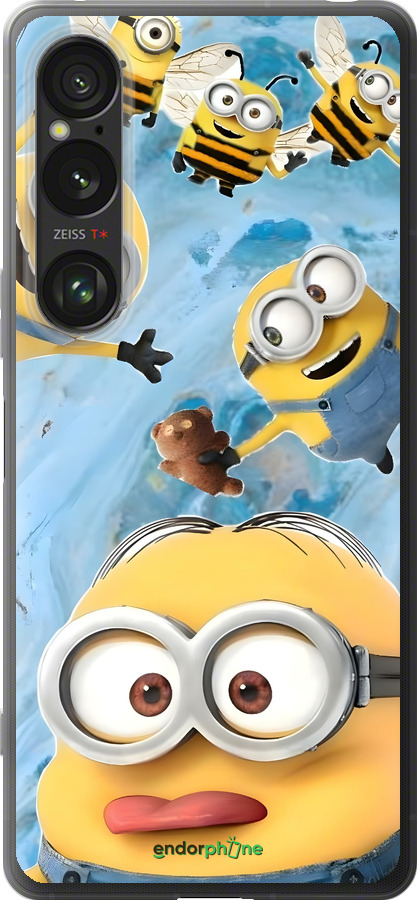 Силиконовый чехол Миньоны для Sony Xperia 1 VI - 6386u-3975 изображение 