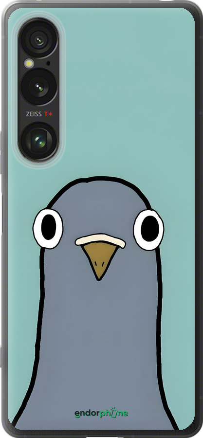 Силиконовый чехол Голубь для Sony Xperia 1 VI - 6388u-3975 изображение 