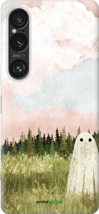 Силиконовый чехол Привидение для Sony Xperia 1 VI - 6401u-3975 изображение 