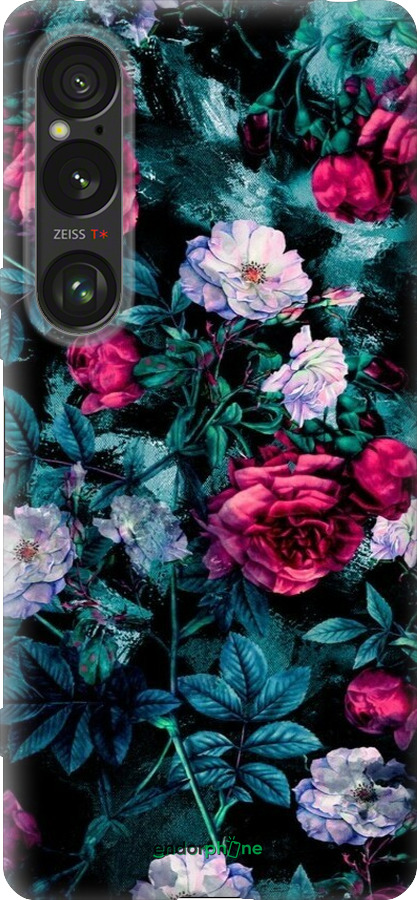 Силиконовый чехол Сад и розы для Sony Xperia 1 VI - 6483u-3975 изображение 