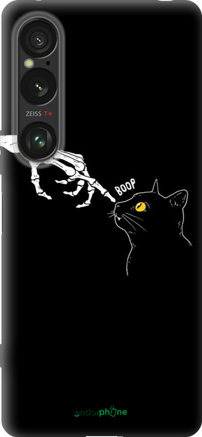 Силиконовый чехол Кошка для Sony Xperia 1 VI - 6505u-3975 изображение 