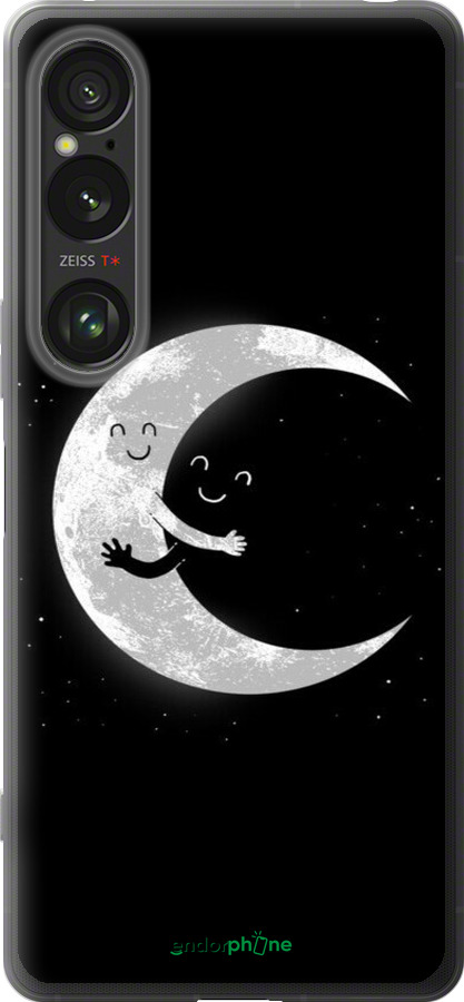 Силиконовый чехол Лунные объятия для Sony Xperia 1 VI - 6508u-3975 изображение 