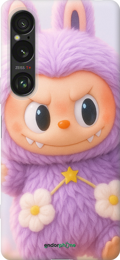 Силиконовый чехол Лабубу для Sony Xperia 1 VI - 6708u-3975 изображение 