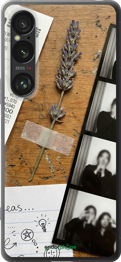 Силиконовый чехол Aesthetic Scrapbook Collage для Sony Xperia 1 VI - 6773u-3975 изображение 