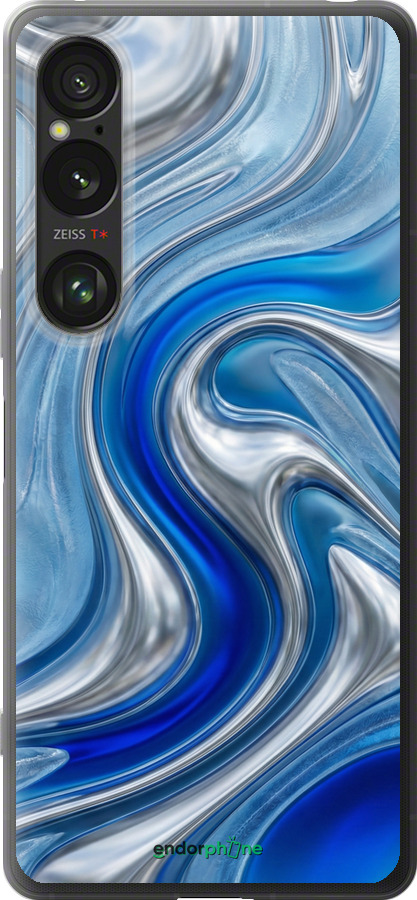 Силиконовый чехол Liquid Chrome для Sony Xperia 1 VI - 6781u-3975 изображение 