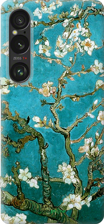 Силиконовый чехол Винсент Ван Гог. Сакура для Sony Xperia 1 VI - 841u-3975 изображение 