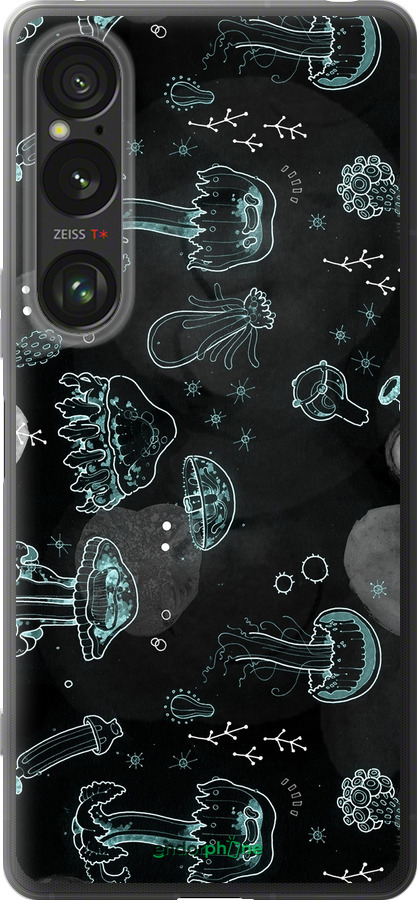 Силиконовый чехол Медузы для Sony Xperia 1 VI - 906u-3975 изображение 