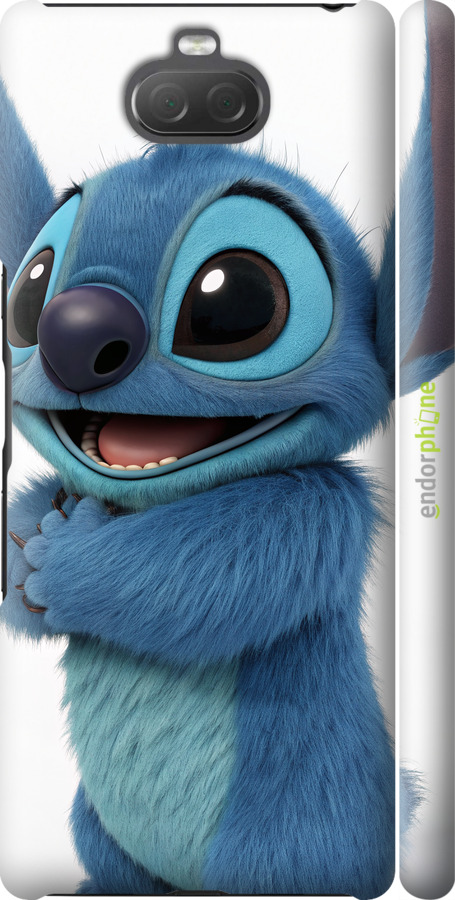 3D пластиковий матовий чехол Стіч 1 для Sony Xperia 10 I4113 - 6686m-1688 изображение 